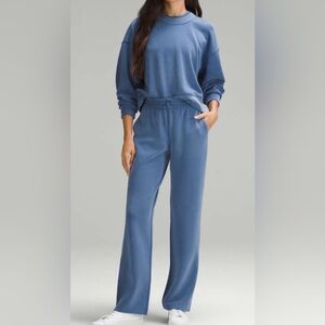 lululemon softstreme lounge SET size 8 & 12 in pitch blue